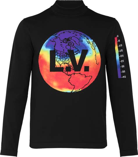 black and multicolor louis vuitton sweater